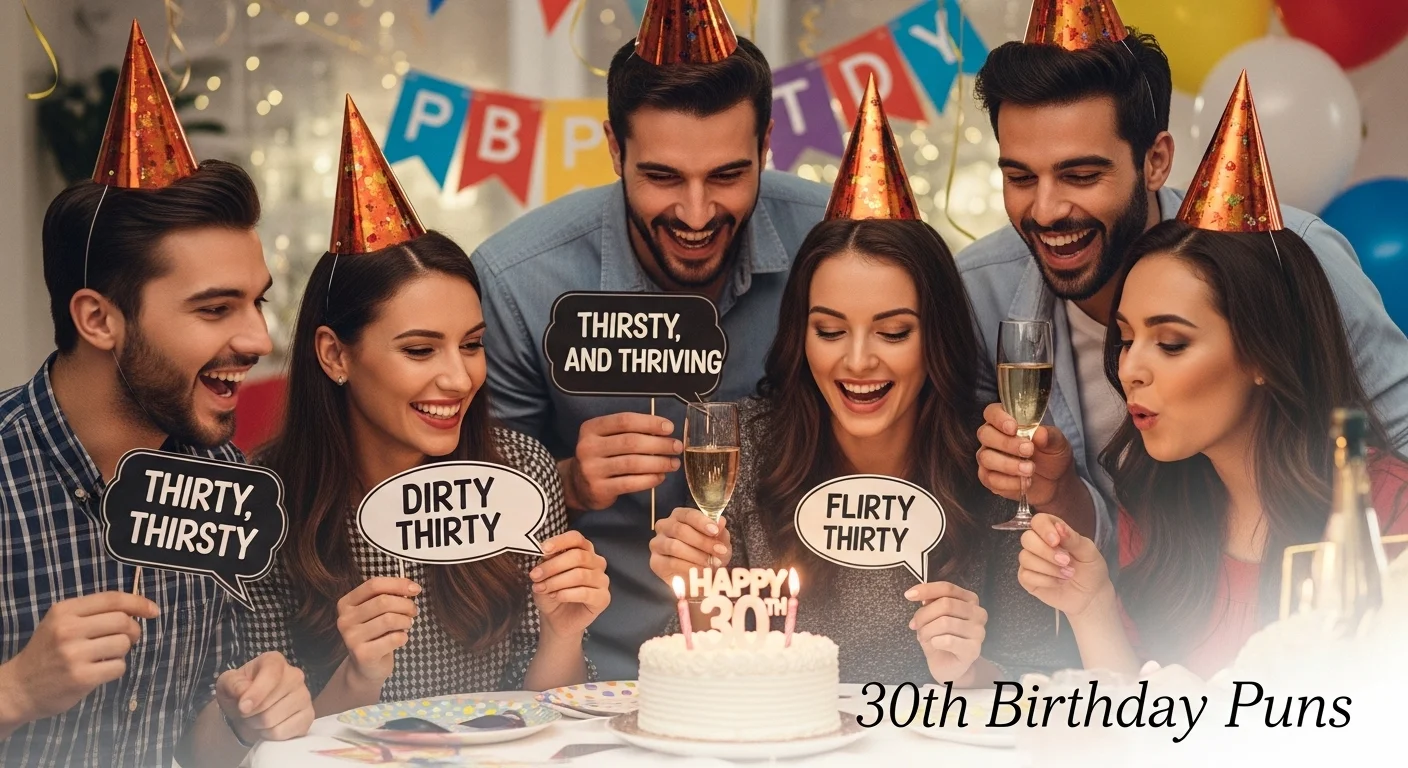 Throwing a Pun-Filled 30th Birthday