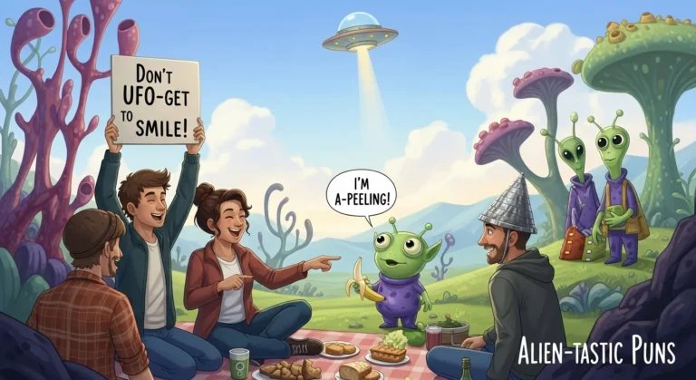 alien puns