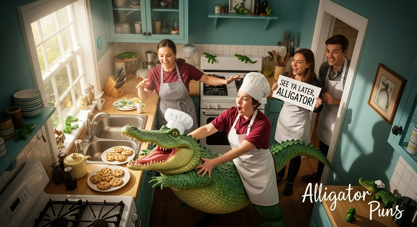 Alligator Puns for a Snappy