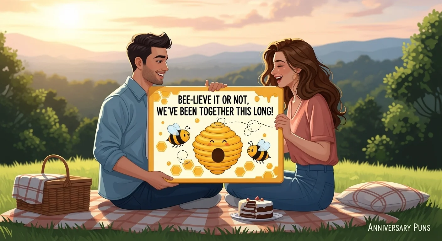 Anniversary Puns for Card Messages