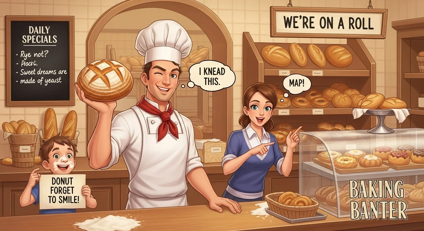 mazing Baker Puns