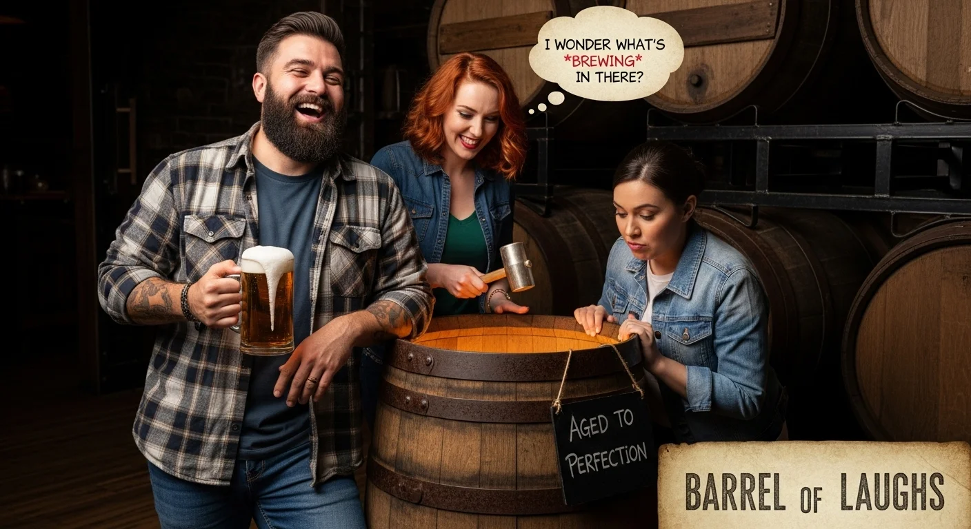 How Barrel Puns Tap into Classic Comedy