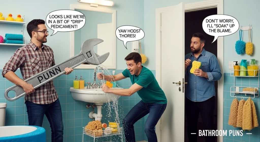 bathroom puns
