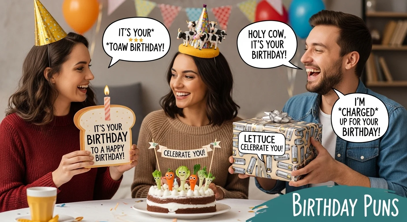 birthday puns with fun