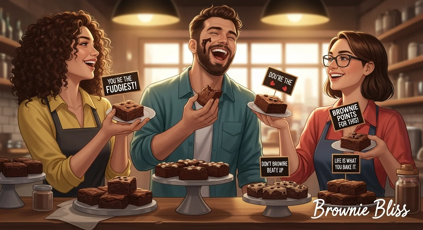 Sweet and Gooey Brownie Puns