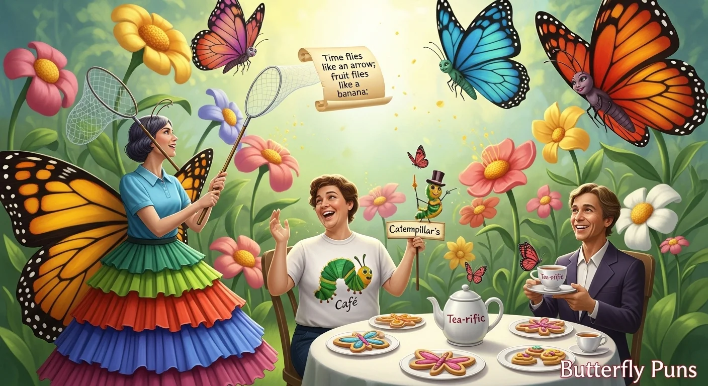 The Best Butterfly Puns