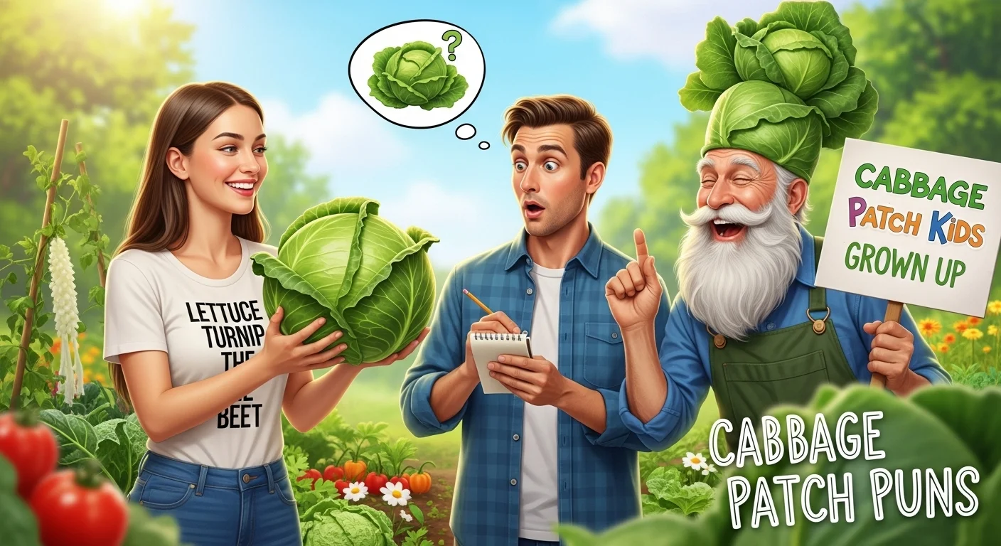 Cabbage Comedy in the Kitchen