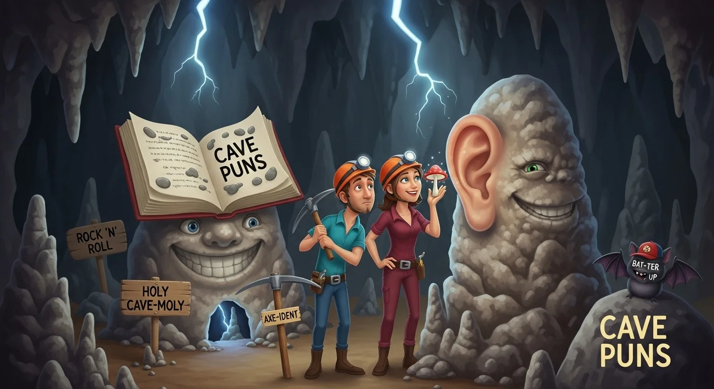 The Formation of Cave Puns