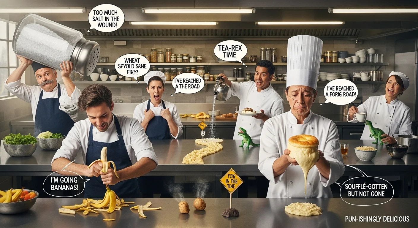 Sizzling Chef Puns