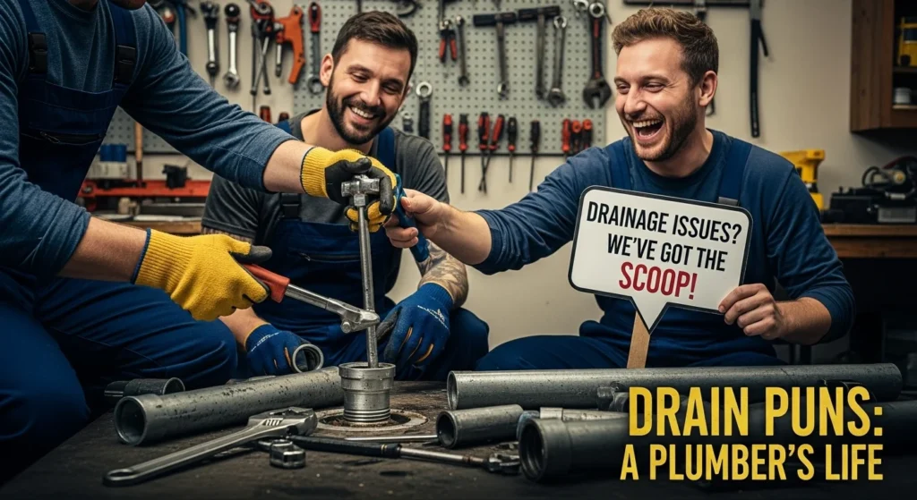 drain puns