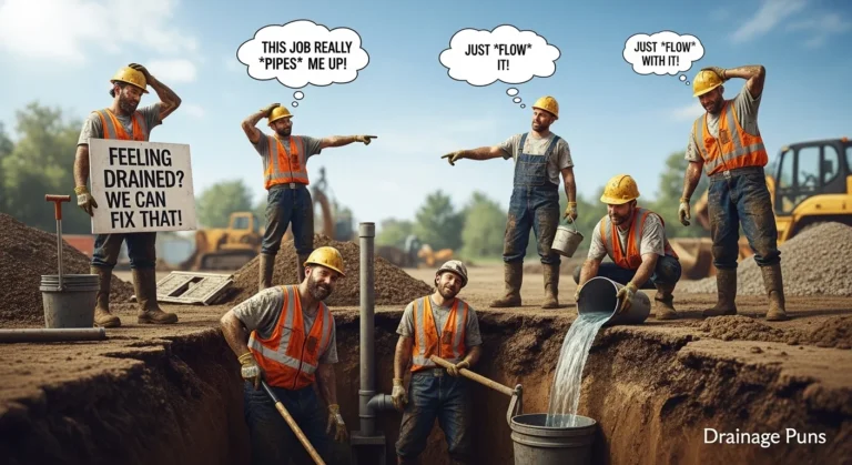 drainage puns