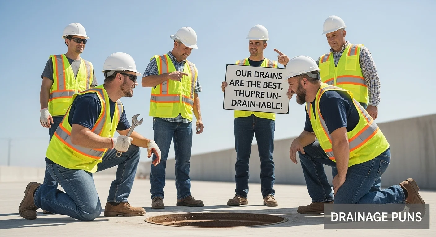 Funny Drainage Puns