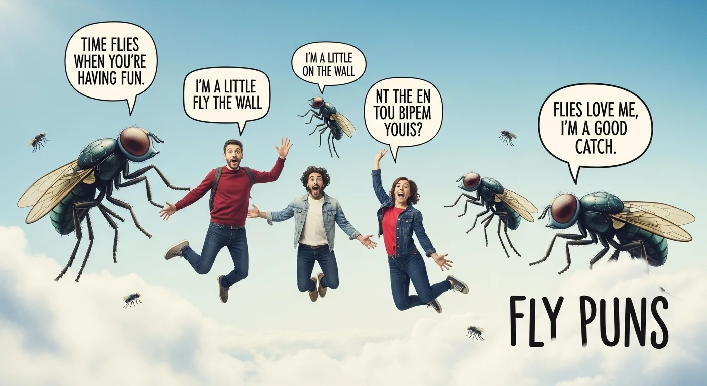 Taking Off with Fly Puns