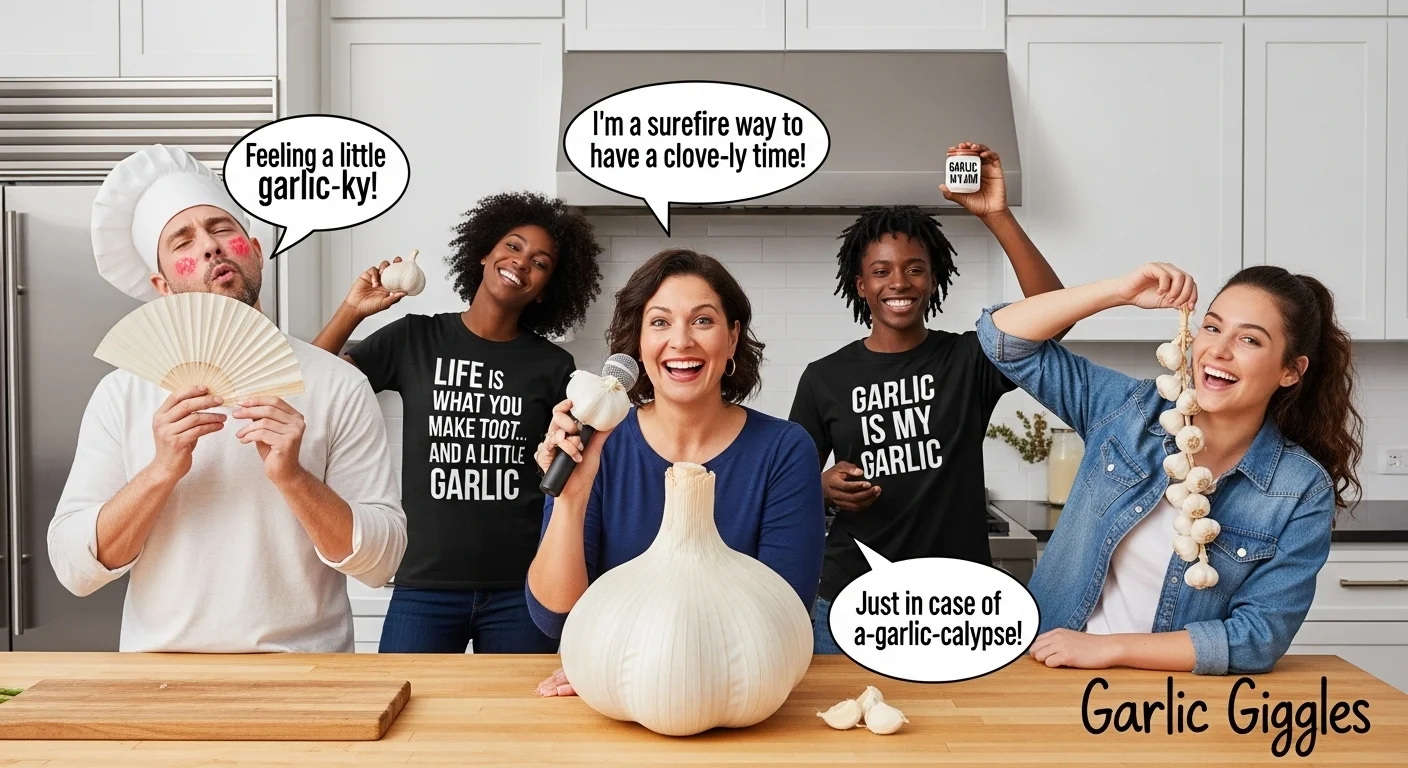 Garlic Puns in Pop Culture