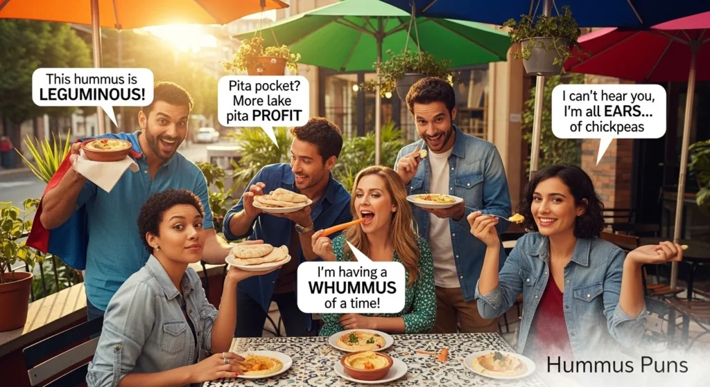 hummus puns