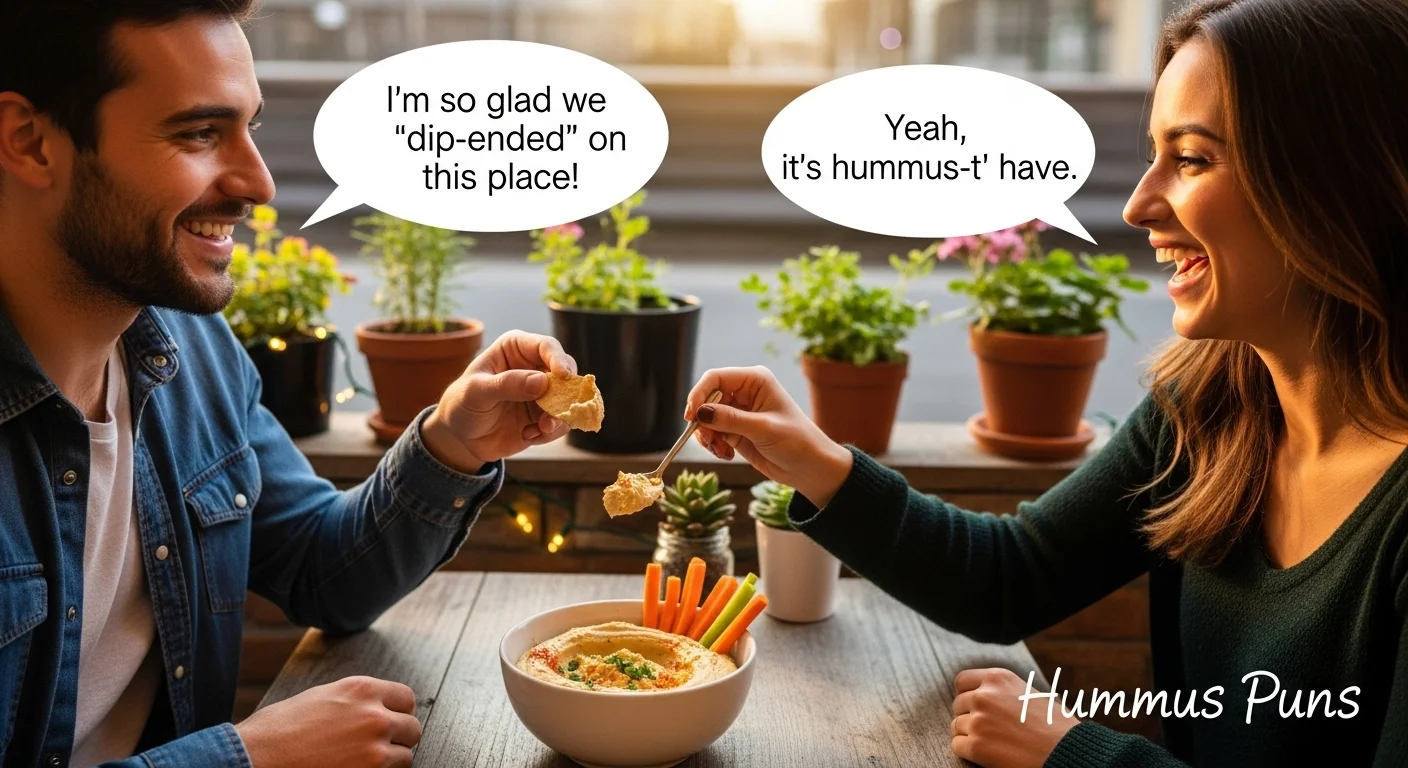 Hummus Puns and Social Media