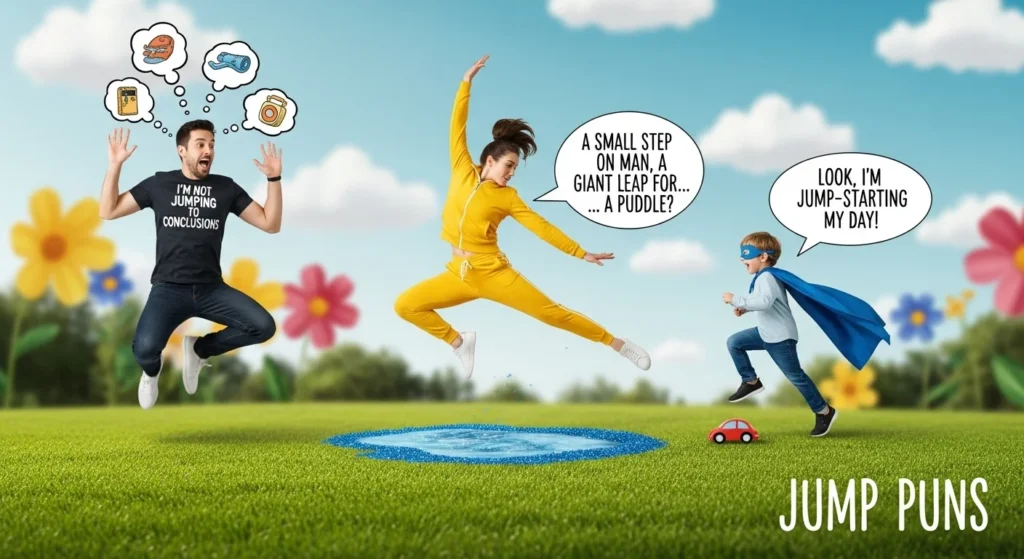 jump puns