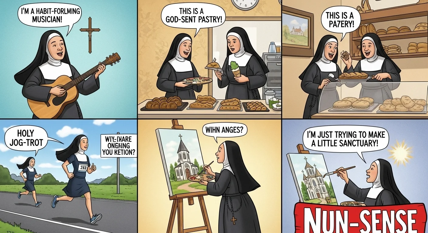 Nun-inspired Humor