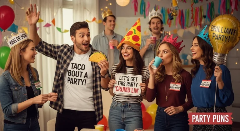 party puns