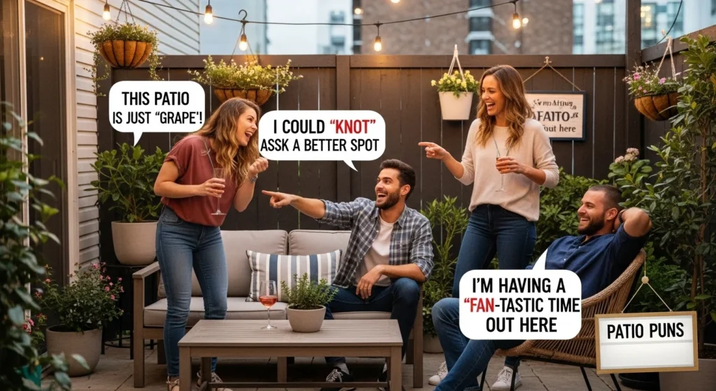 patio puns
