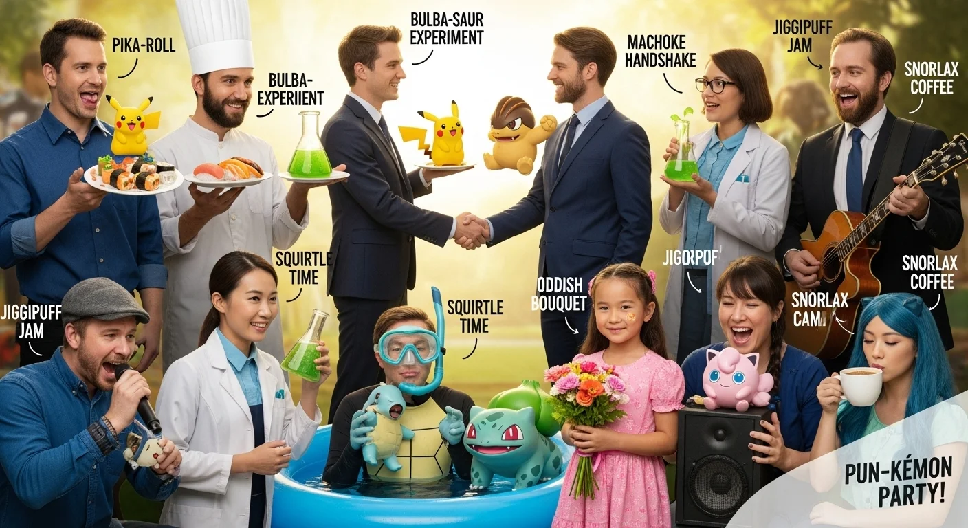 Bulbasaur and Oddish Puns for Nature Lovers