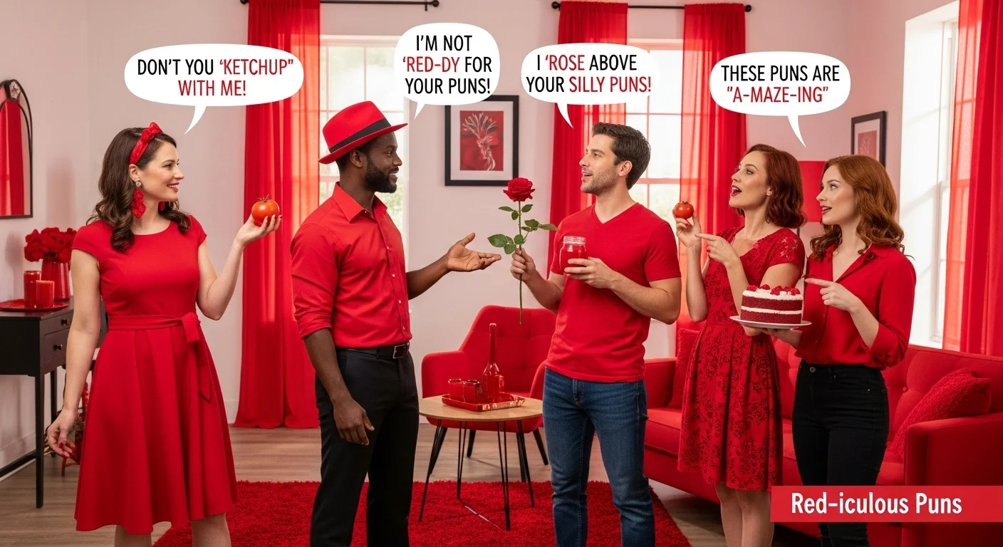 Top Red Puns to Brighten Your Day