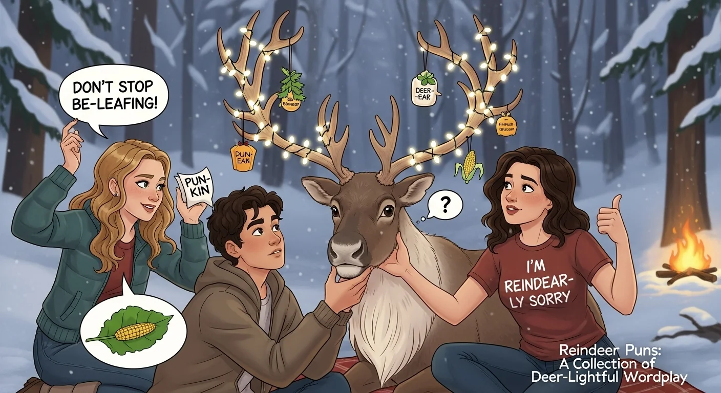 The Best Reindeer Puns