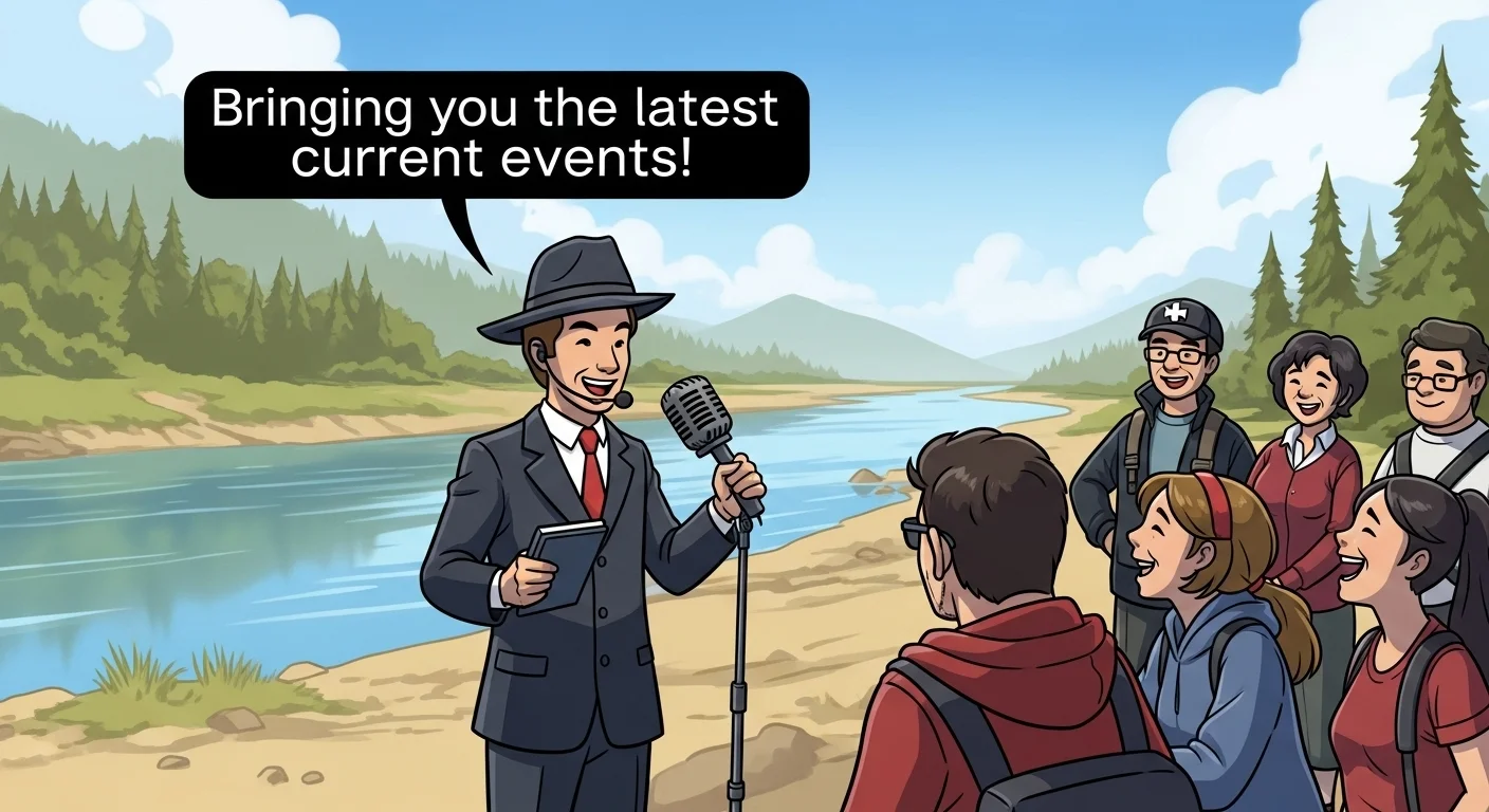 Laughter with River Puns