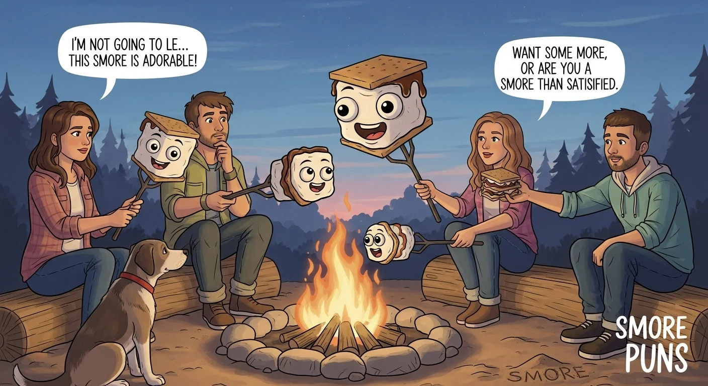 Outdoor S’more Humor