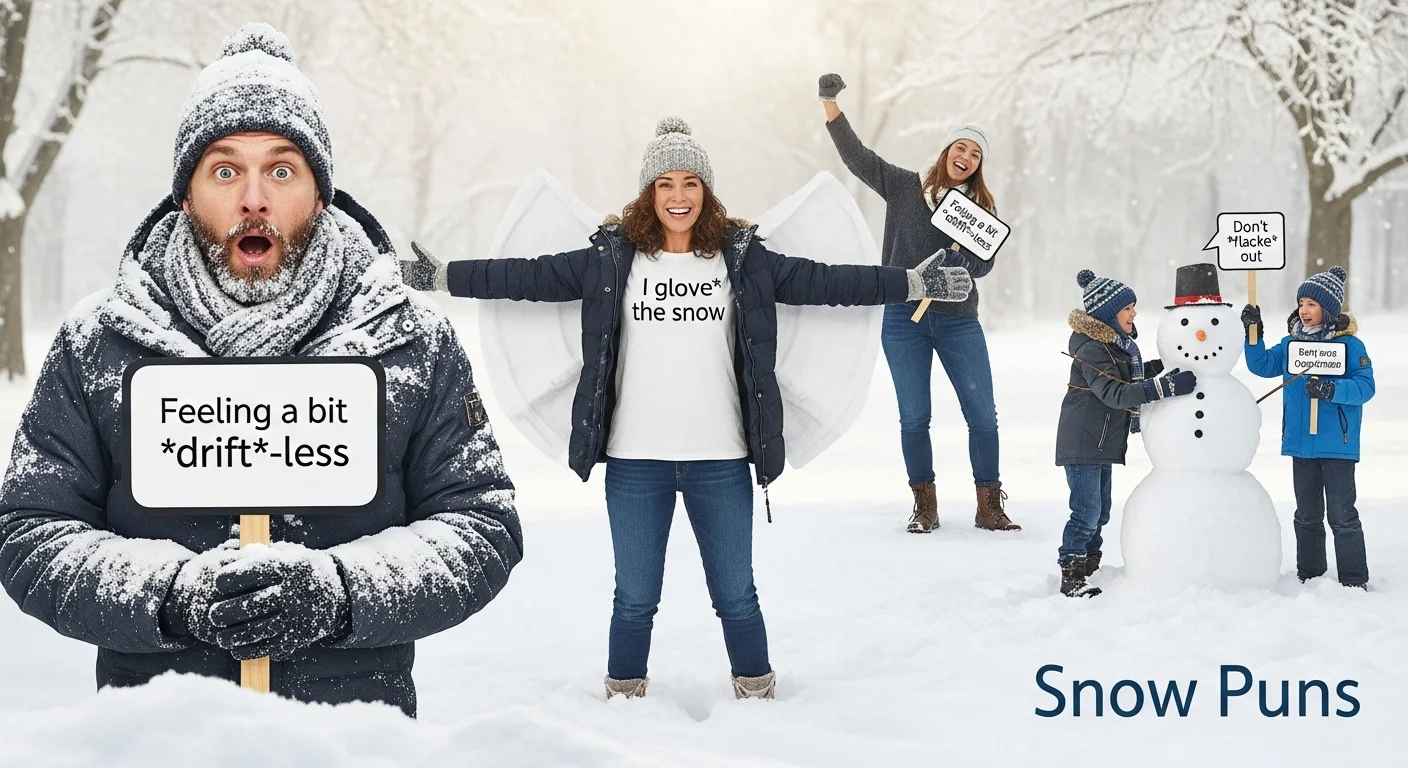 The Coolest Snow Puns