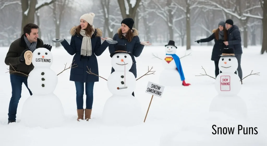 snowman puns