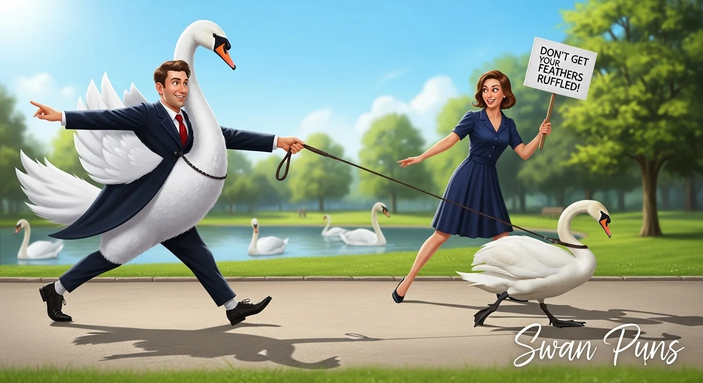 Top Hilarious Swan Puns