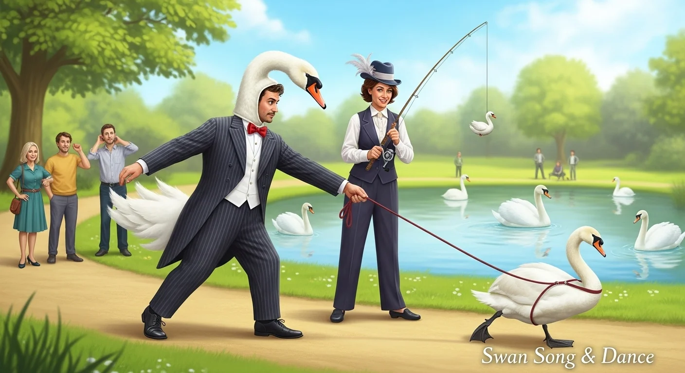 Feathered Fun: Incorporating Swan Puns