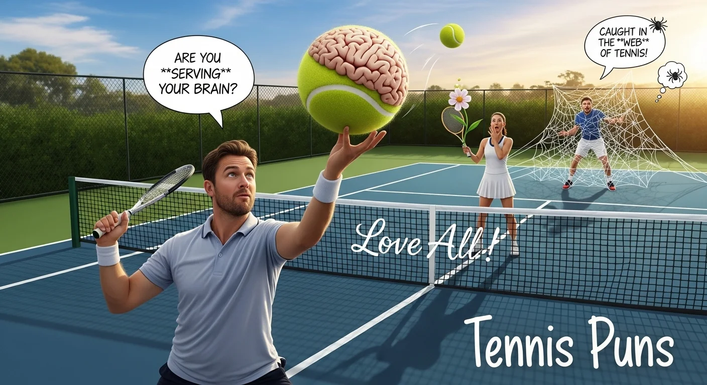 Net Gains: Puns That Are a Smash Hit