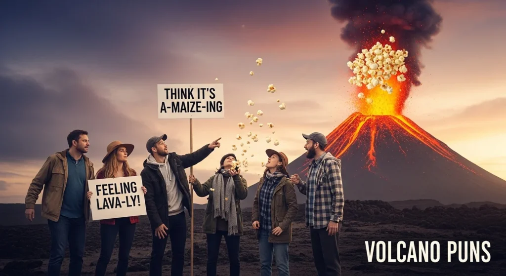 volcano puns