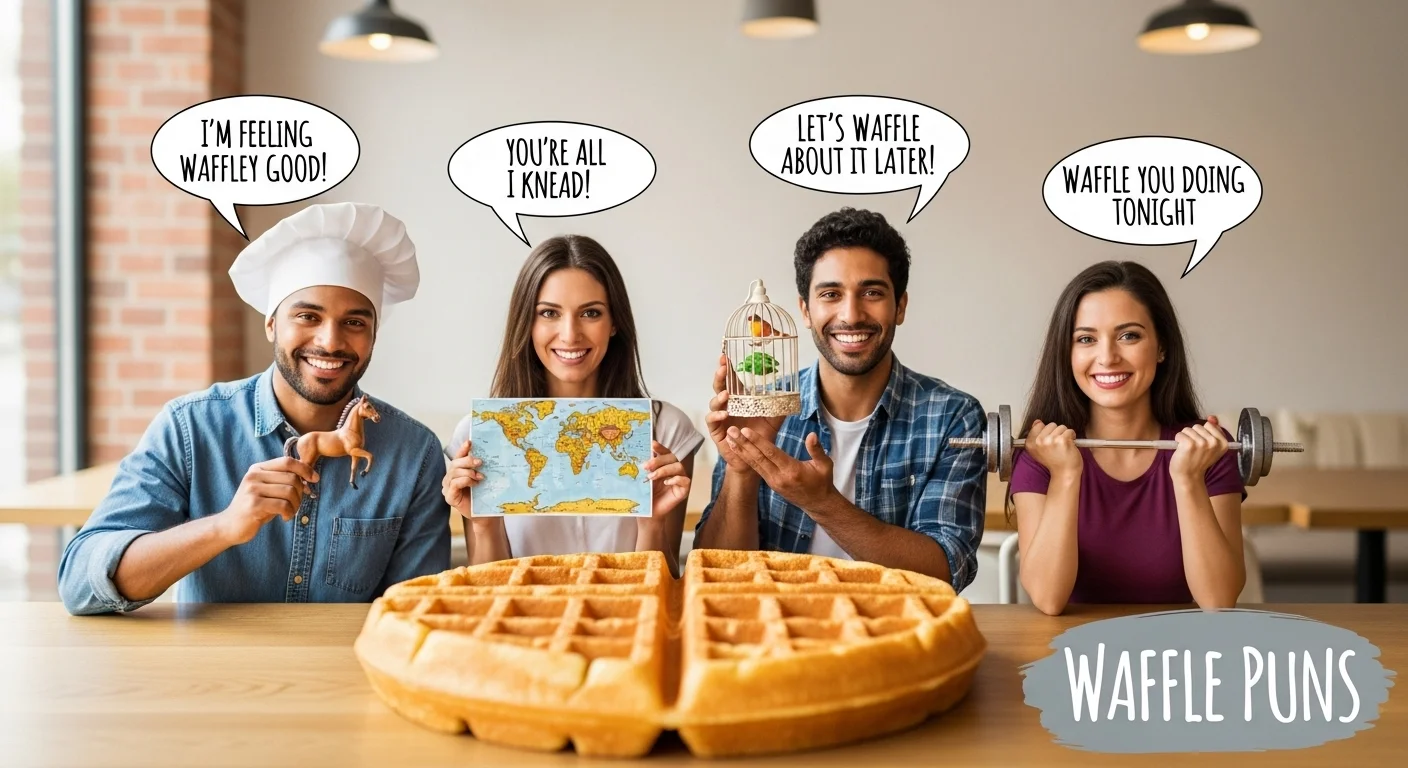 Sweet and Savory Waffle Puns for Breakfast Lovers