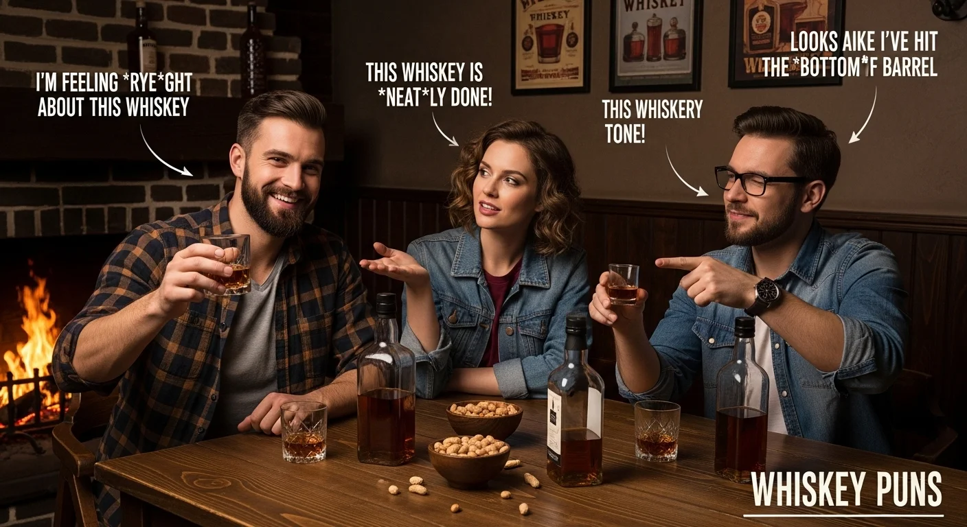 Toast-Worthy Whiskey Puns