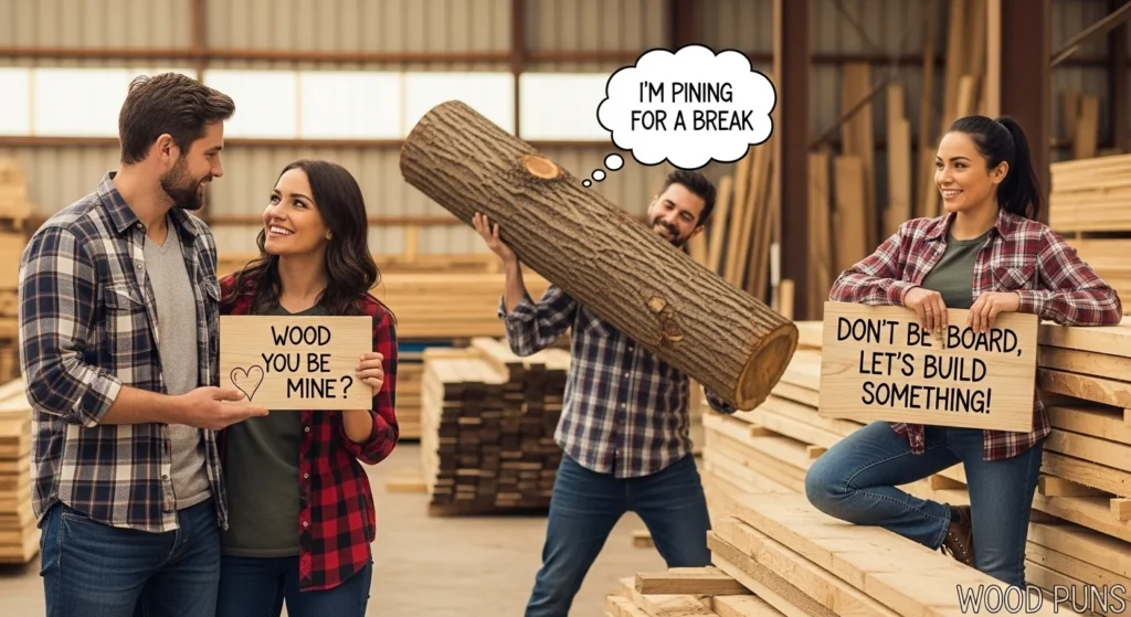 wood puns