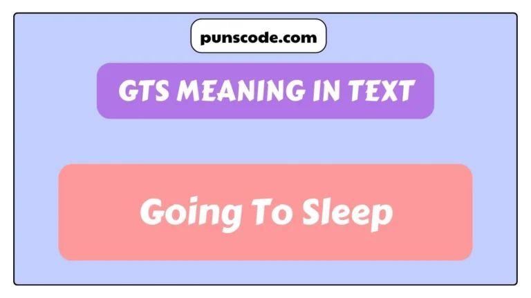 GTS Meaning in Text