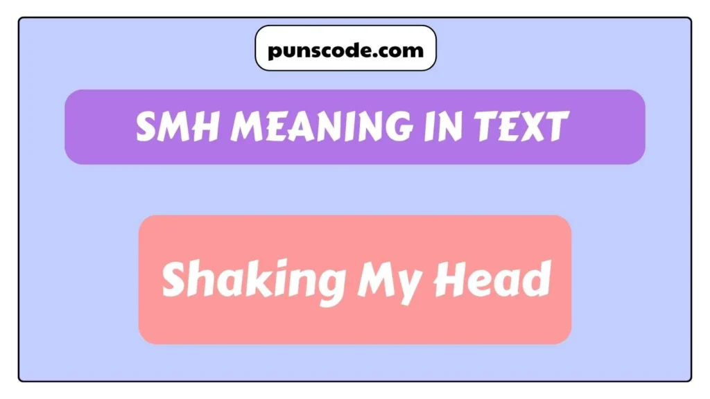 SMH Meaning in Text
