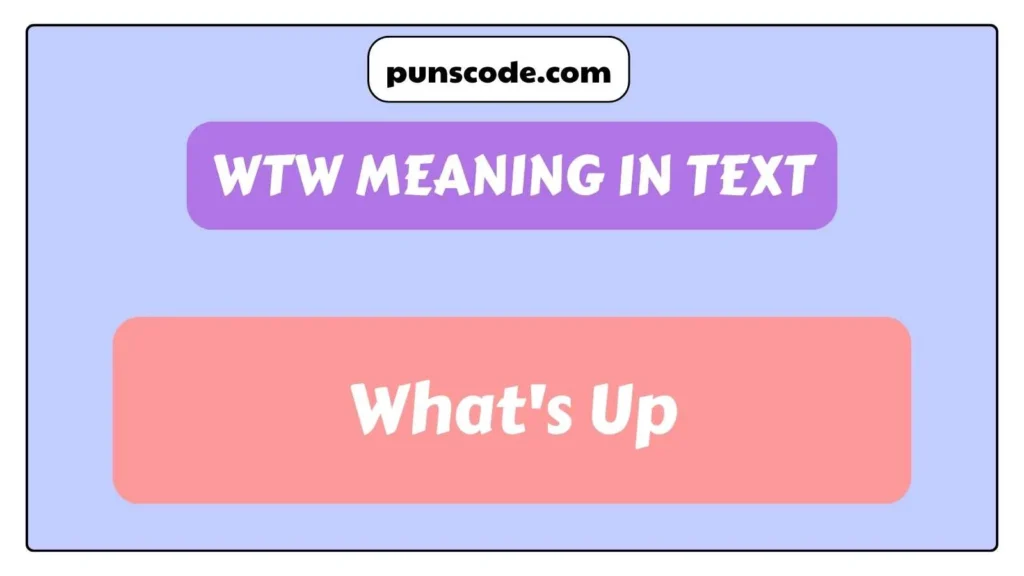 WTW Meaning in Text