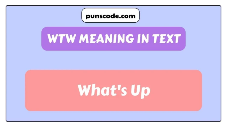 WTW Meaning in Text